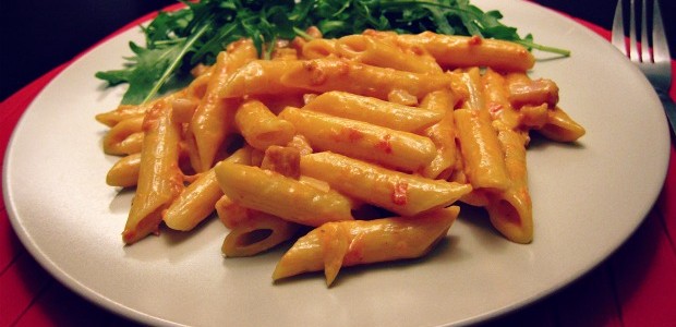 Penne rigate a la vodka ~ Primeros Recetas  ~ La ragazza col mattarello