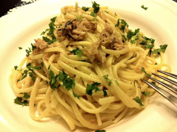 Linguine Con Atún Y Aroma De Romero