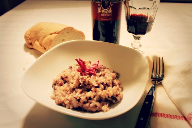 Risotto amb radicchio, botifarra i cervesa ~ Primers Receptes ~ La ragazza col mattarello Risotto amb radicchio, botifarra i cervesa ~ Primers Receptes ~ La ragazza col mattarello