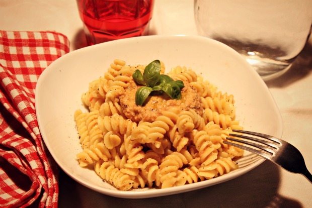 Fusilli Con Pesto Alla Trapanese