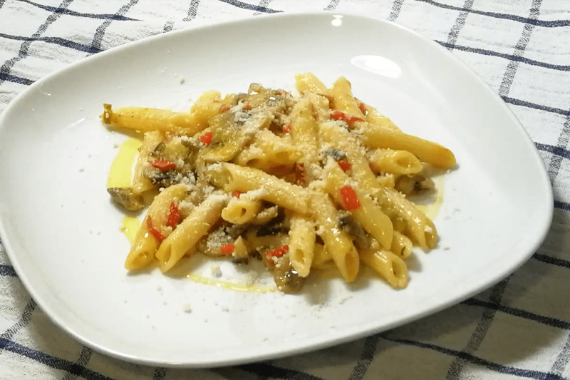 Pasta amb verdures ~ Primers Receptes  ~ La ragazza col mattarello