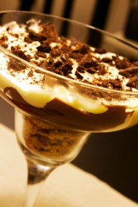 Copa de crema de mascarpone con Nutella y chocolate al peperoncino ~ Dulces Recetas  ~ La ragazza col mattarello