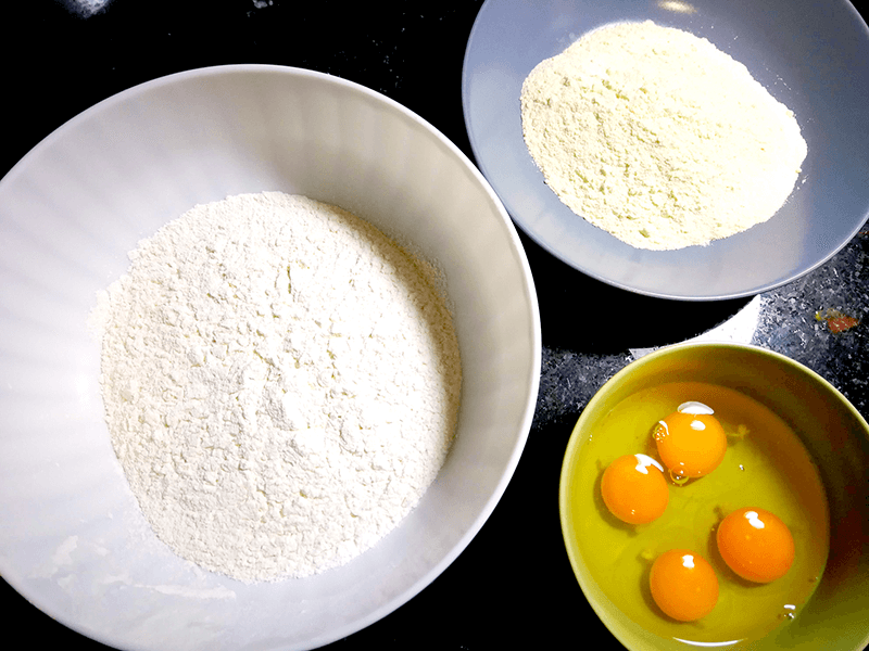 Pasta fresca al huevo, receta de cocina fácil, sencilla y deliciosa