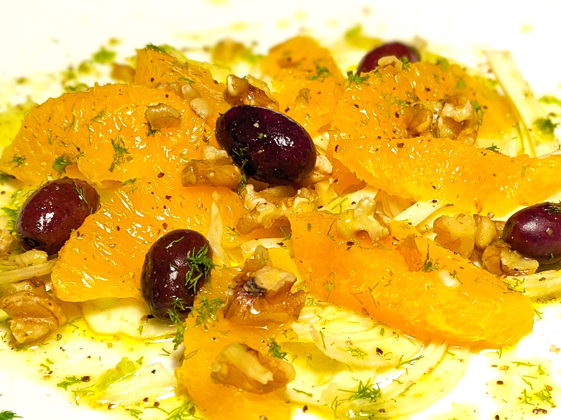 Orange and fennel salad (insalata di arance e finocchi alla siciliana) ~ Uncategorized  ~ La ragazza col mattarello