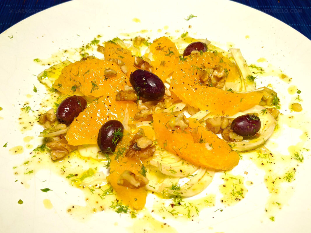 Amanida de taronja i fonoll (insalata di arance e finocchi alla siciliana)
