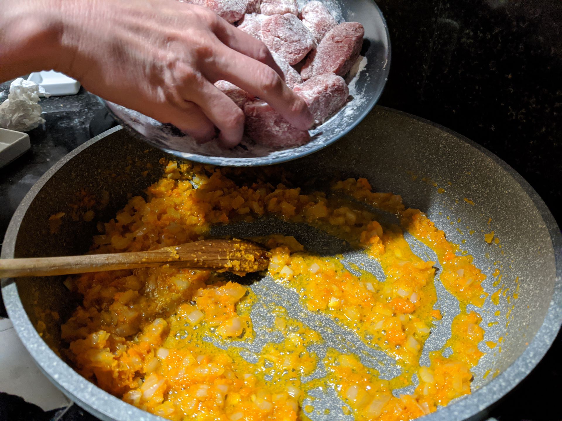 Veal stew with potatoes and peas (spezzatino con patate e piselli) ~ Recipes Second courses  ~ La ragazza col mattarello