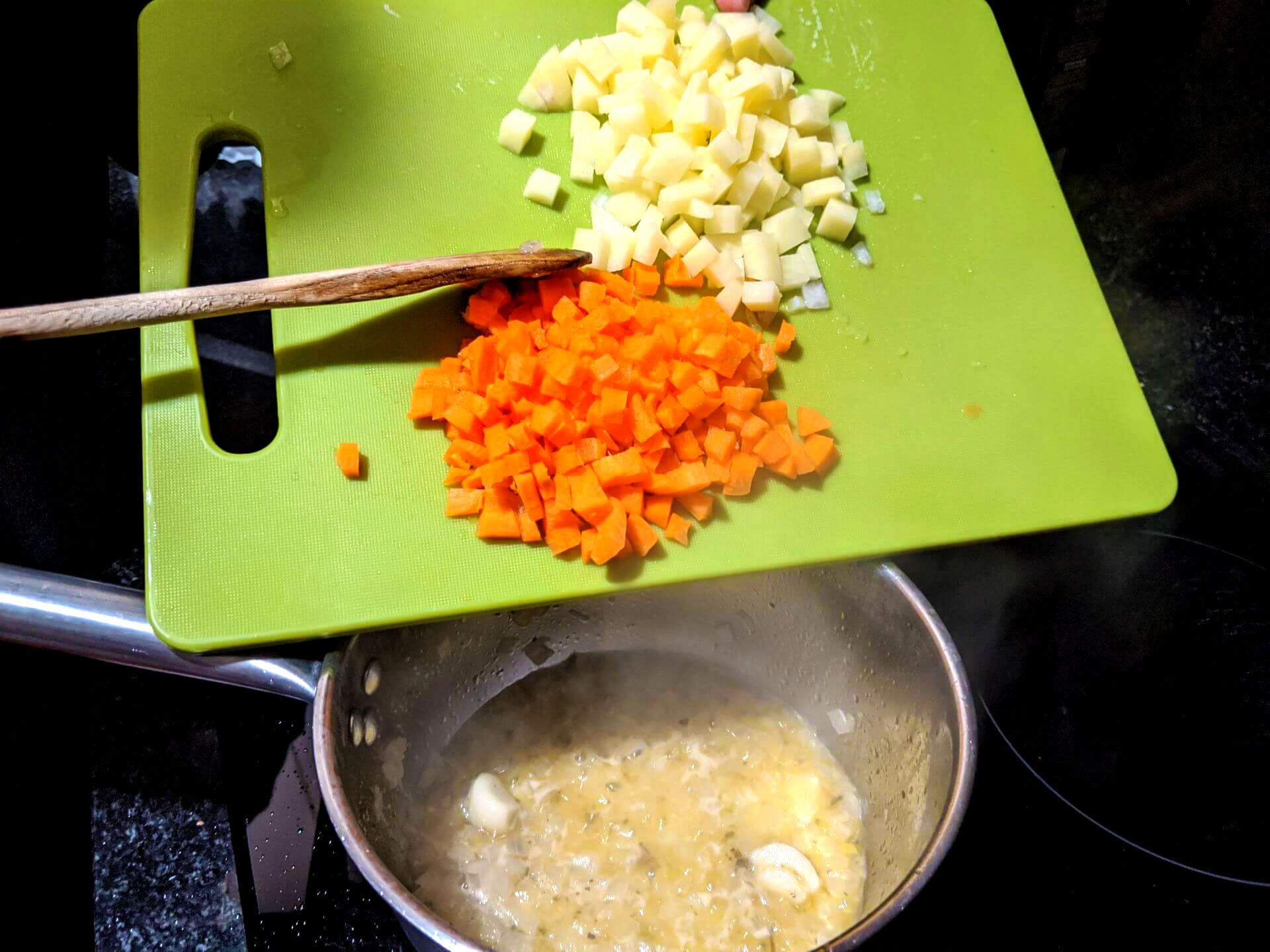 Risotto de patata y zanahoria ~ Primeros Recetas  ~ La ragazza col mattarello