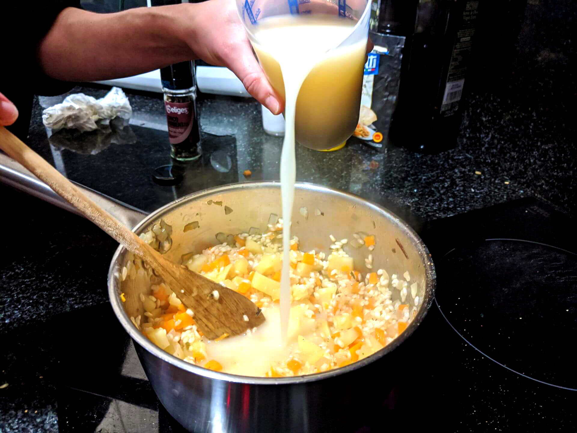 Risotto de patata y zanahoria ~ Primeros Recetas ~ La ragazza col mattarello Risotto de patata y zanahoria ~ Primeros Recetas ~ La ragazza col mattarello