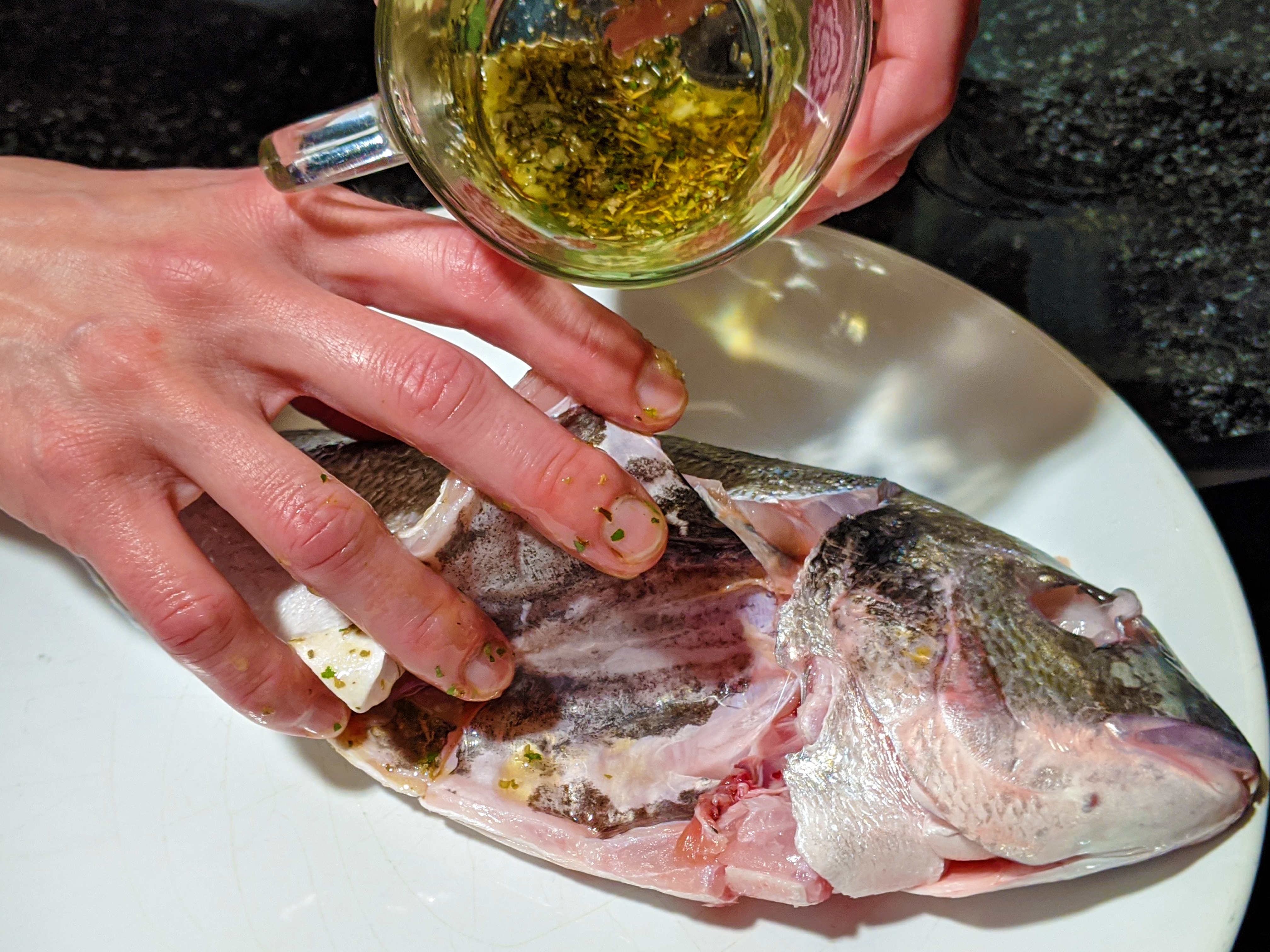 Dorada al horno (orata alla ligure) ~ Recetas Segundos  ~ La ragazza col mattarello