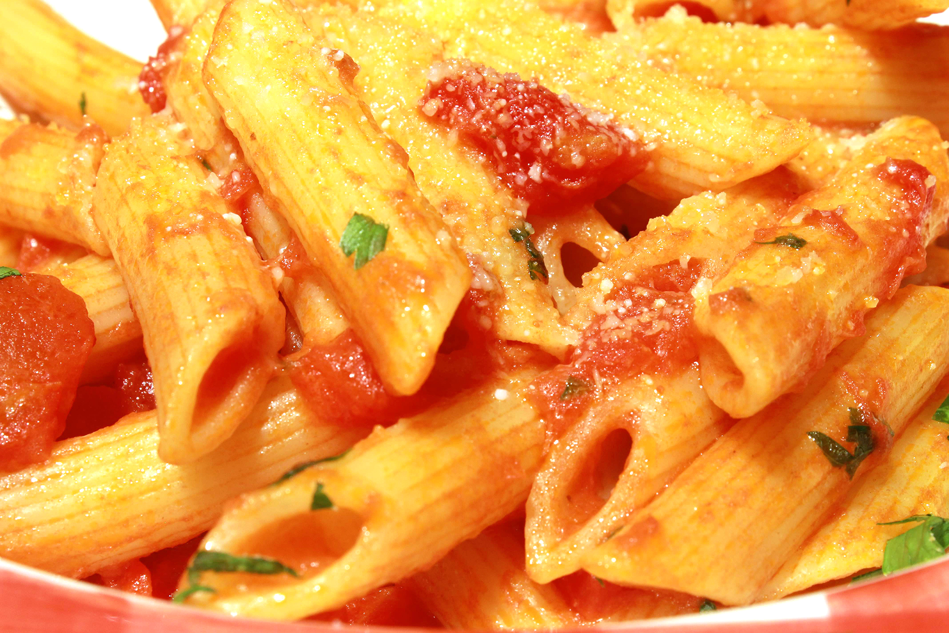 Penne all'arrabbiata ~ Primeros Recetas  ~ La ragazza col mattarello