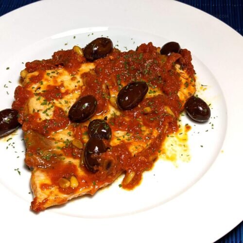 Pez espada a la siciliana