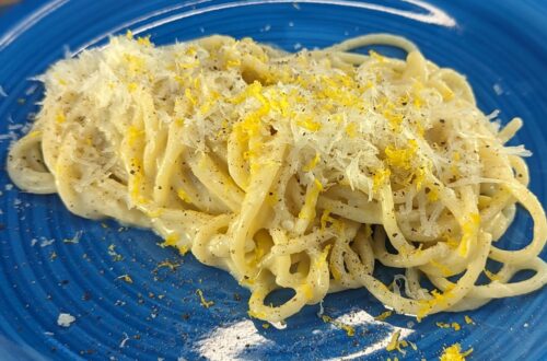 PASTA CACIO E PEPE (QUESO Y PIMIENTA) A LA ROMANA