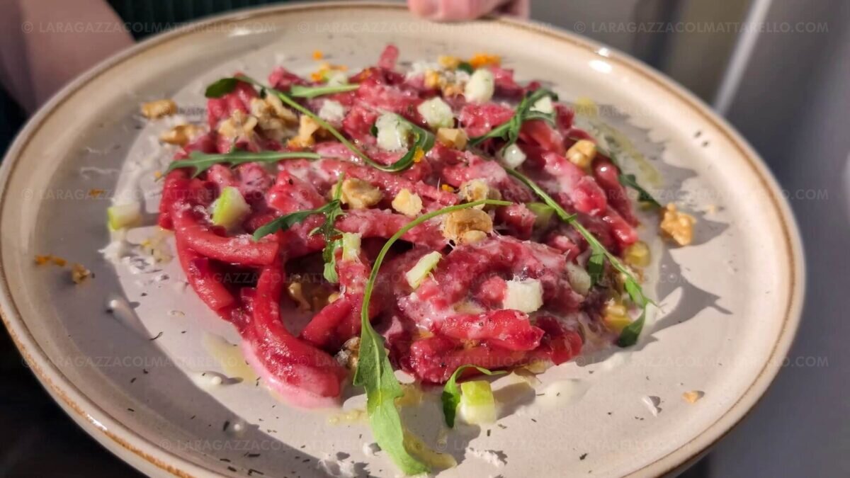 Valentine's Day Recipe: Pasta with Beetroot and Goat Cheese
