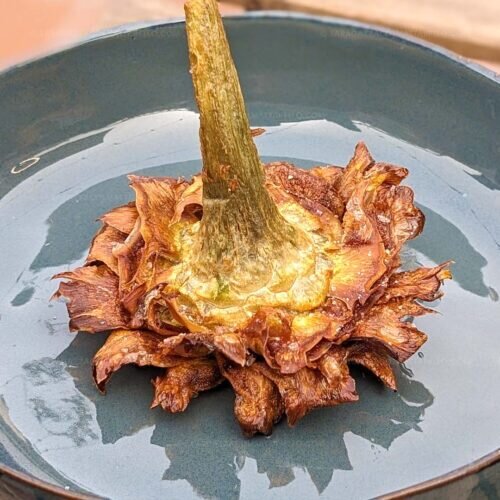 Receta de alcachofas a la Judía (Carciofi alla Giudia) ~ Entrantes Recetas  ~ La ragazza col mattarello