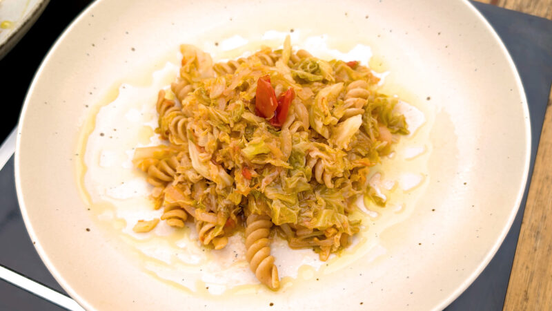 Col estofada con sabores del sur de Italia ~ Guarniciones Recetas  ~ La ragazza col mattarello