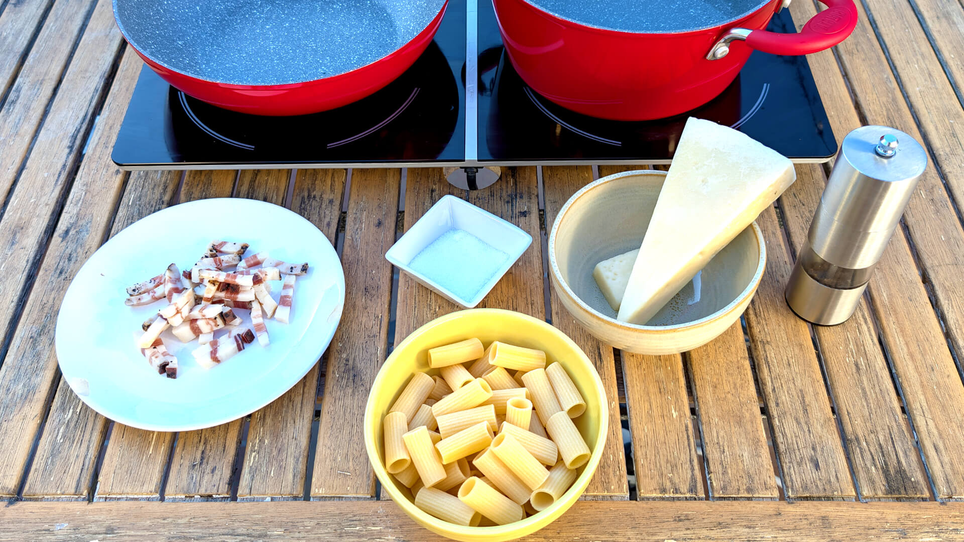 Pasta alla gricia ~ Primeros Recetas  ~ La ragazza col mattarello