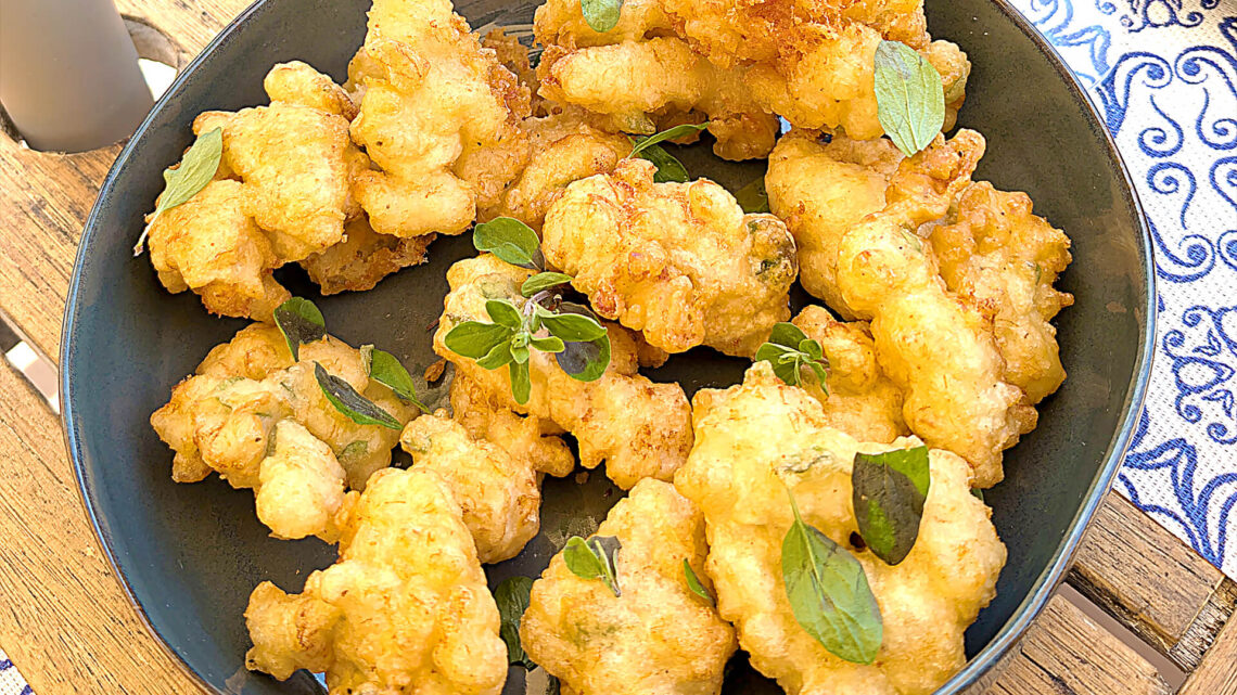 Frittelle de bacalao: buñuelos crujientes y jugosos