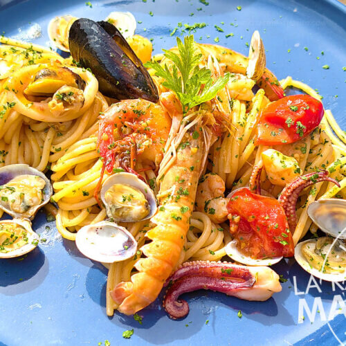 Pasta a la marinera allo scoglio Un festival para amantes del pescado