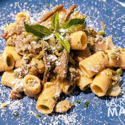 Pasta a la vignarola romana