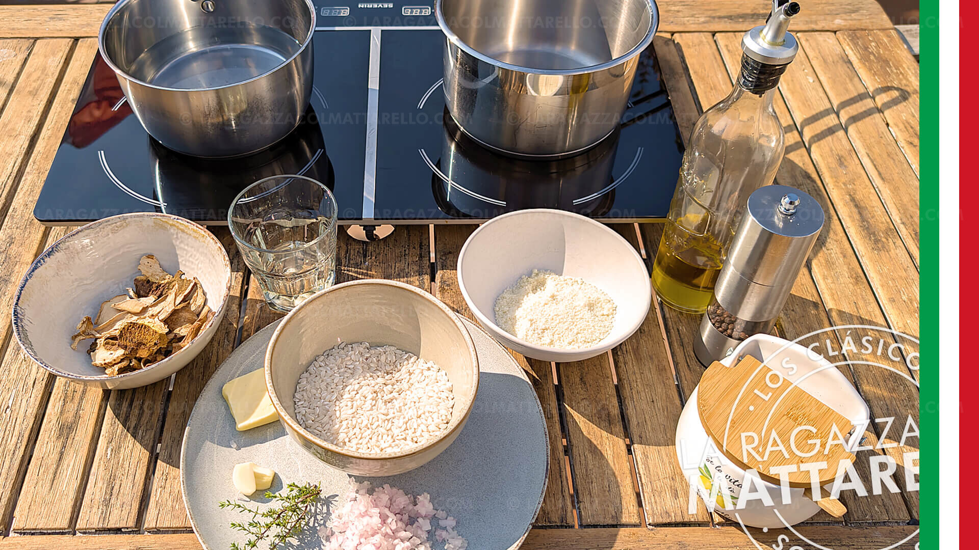 Risotto de setas: La receta del un plato otoñal italiano, tradicional y cremoso ~ Primeros Recetas  ~ La ragazza col mattarello