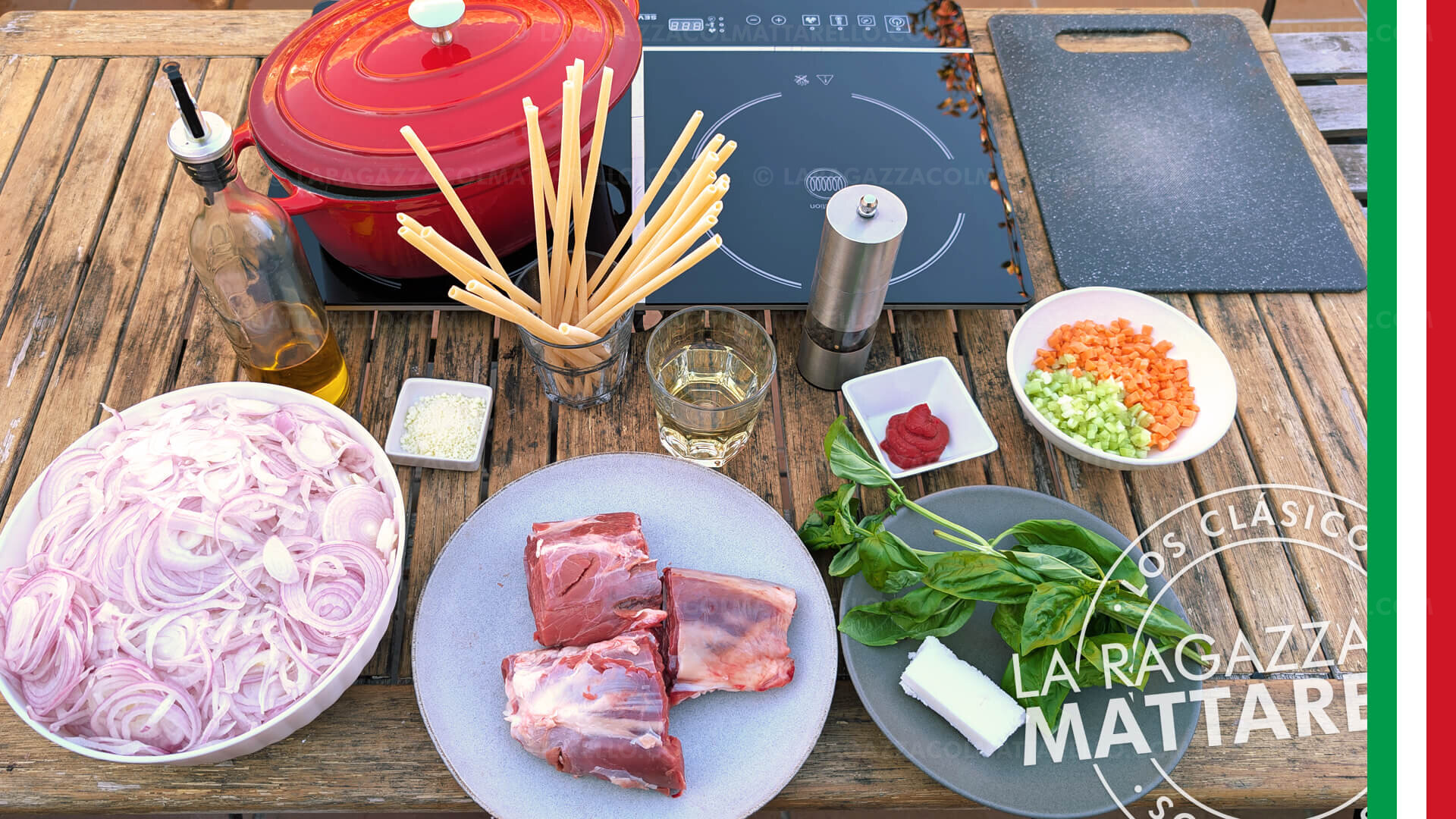 Ziti a la Genovese: la pasta con ragú napolitano más auténtico ~ Primeros Recetas  ~ La ragazza col mattarello