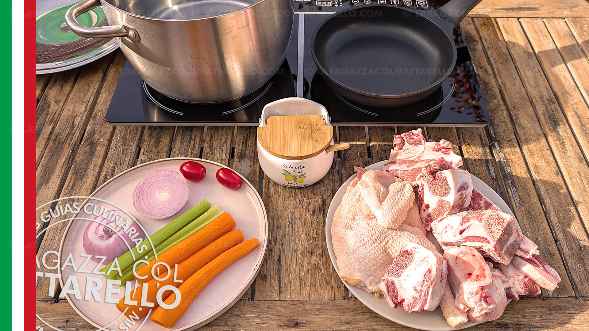 Caldo de Carne (Brodo di Carne) al Estilo Italiano ~ Mis guías culinarias Recetas  ~ La ragazza col mattarello