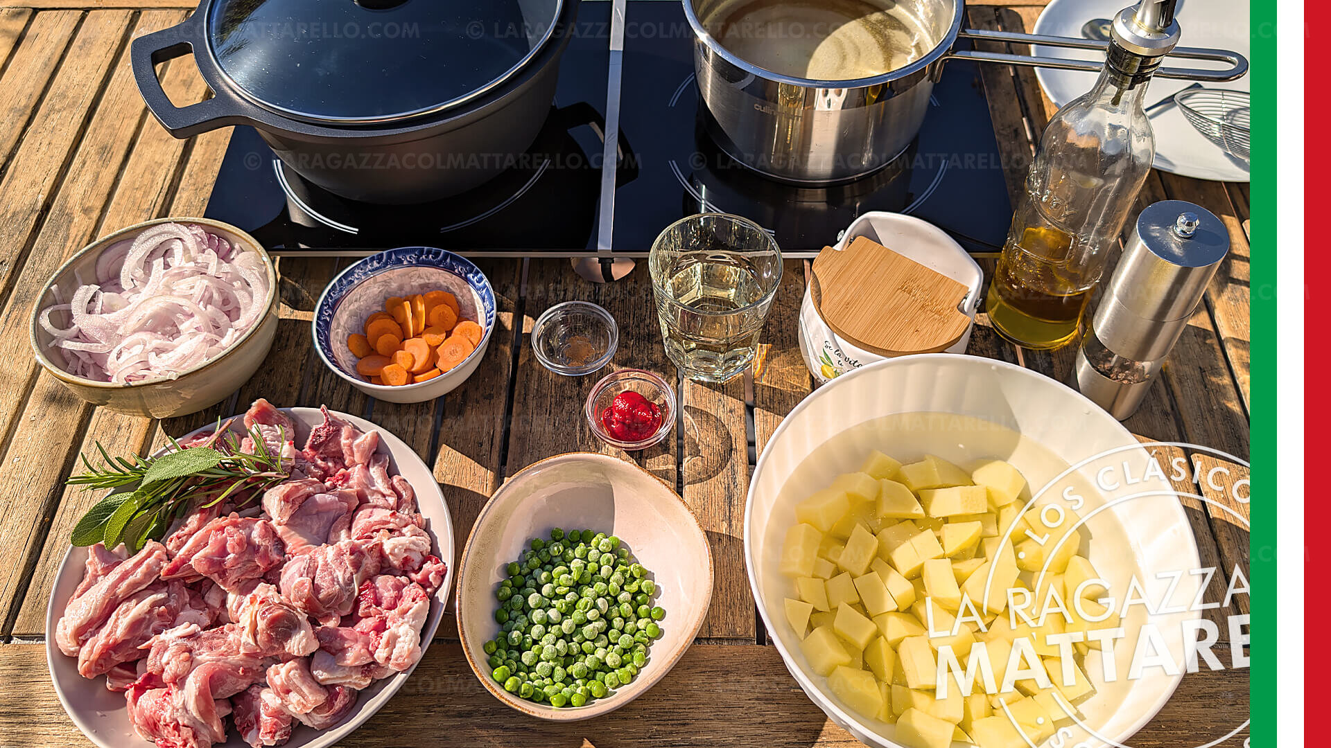 Estofado de cordero a la italiana: la receta de aprovechamiento de la nonna ~ Recetas Segundos  ~ La ragazza col mattarello