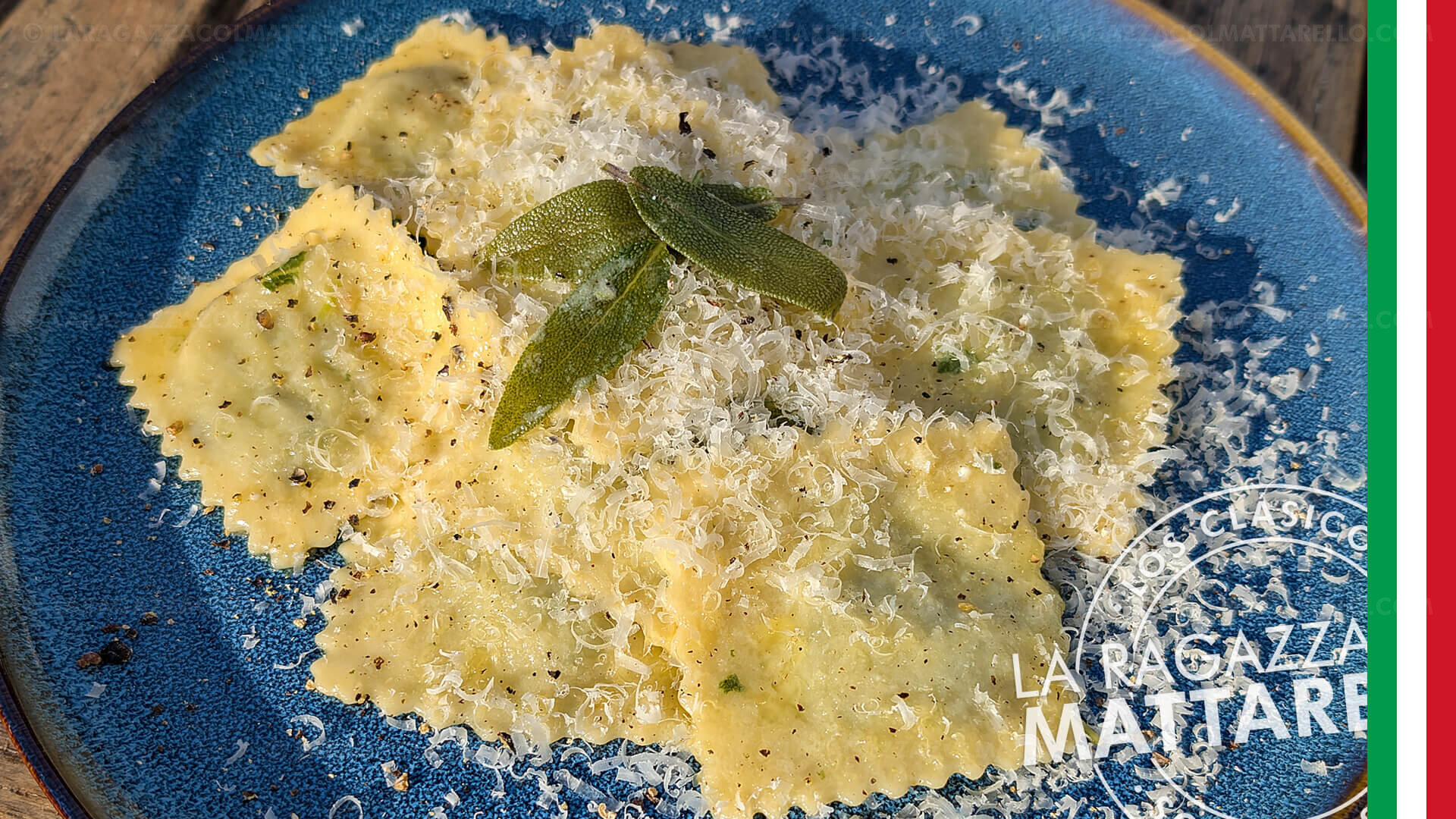 Ravioli con mantequilla y salvia receta clásica italiana