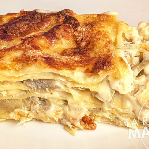 Lasaña de alcachofas y queso: receta fácil y rápida