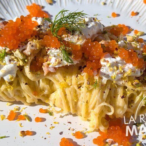 Pasta con salmón y burrata - la receta de San Valentín para enamorar con elegancia