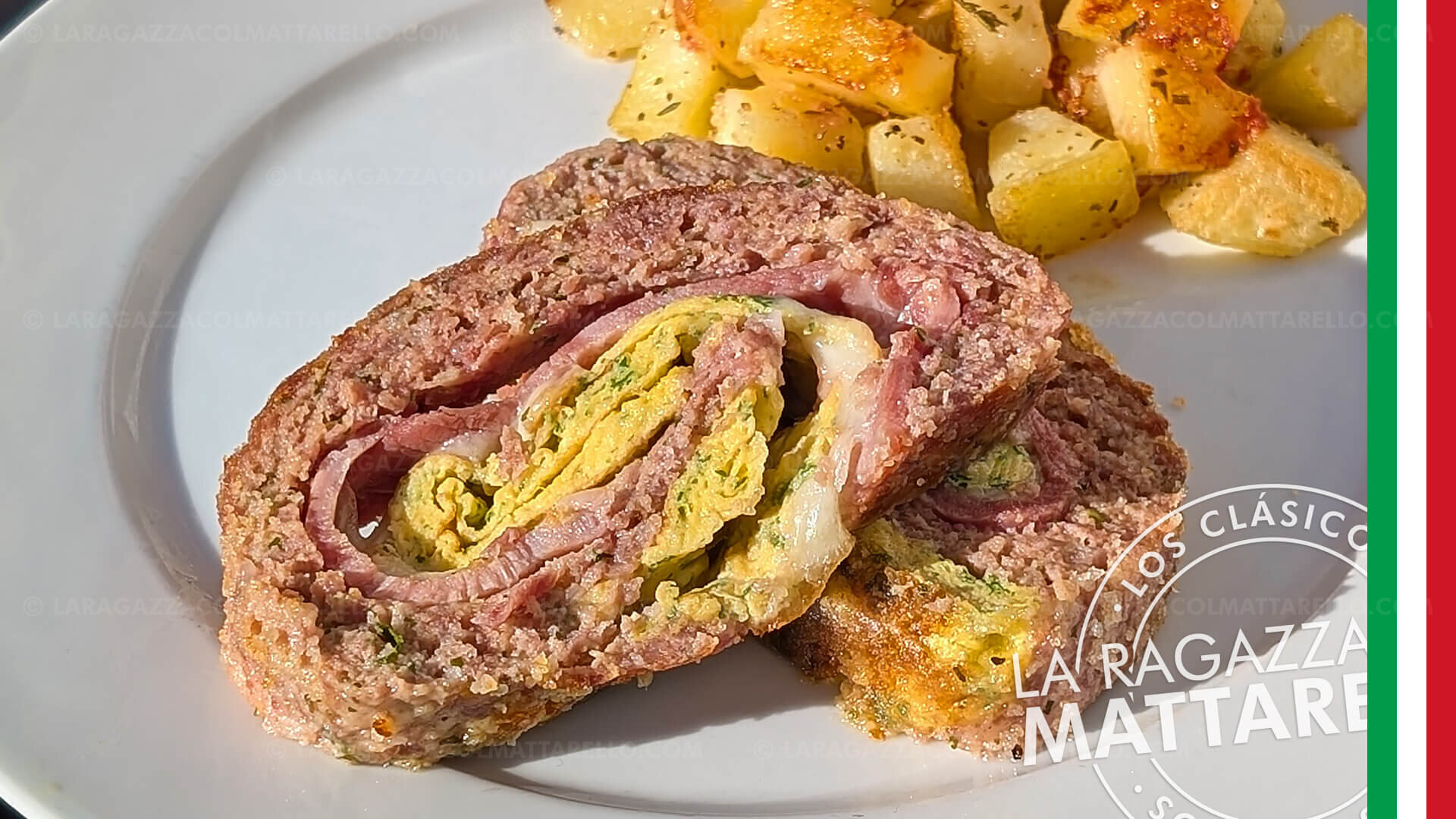 Pastel de carne italiano (Polpettone) relleno: receta de la abuela