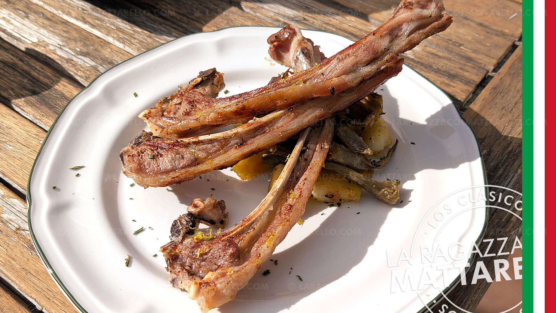 Abbacchio a scottadito: cómo hacer cordero lechal asado al estilo romano