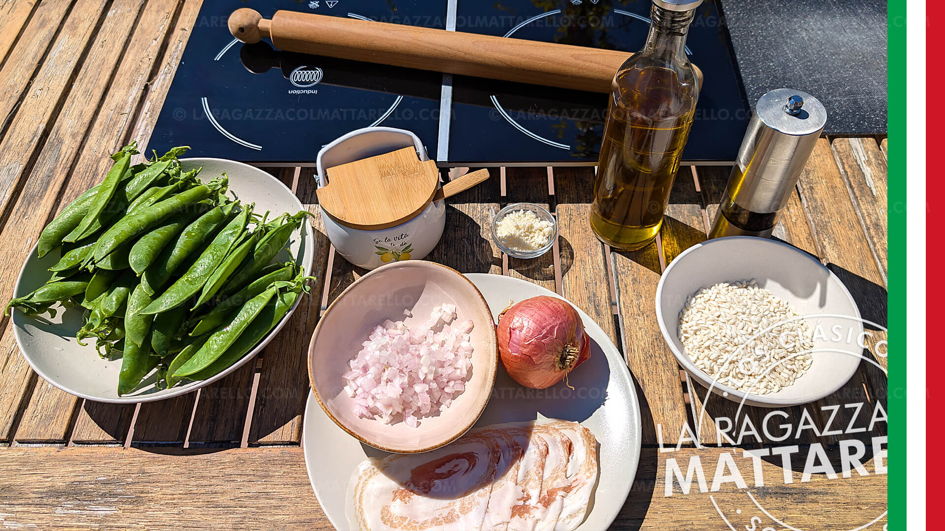 Risi e bisi: ni sopa ni risotto (arroz con guisantes veneciano) ~ Primeros Recetas  ~ La ragazza col mattarello