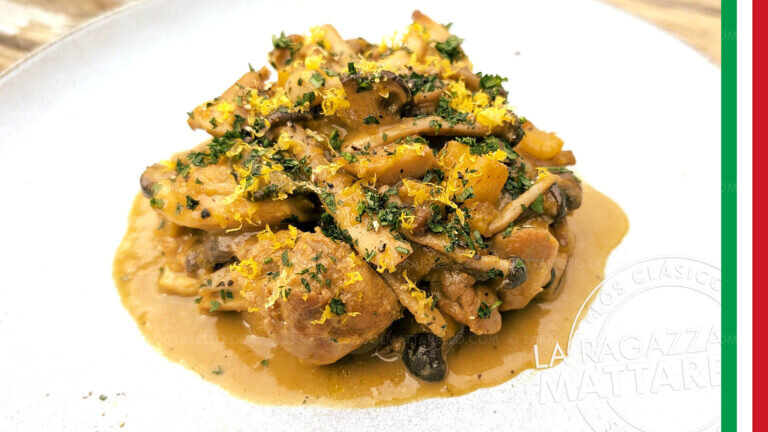 Pollo con calabaza y setas: el guiso italiano más jugoso