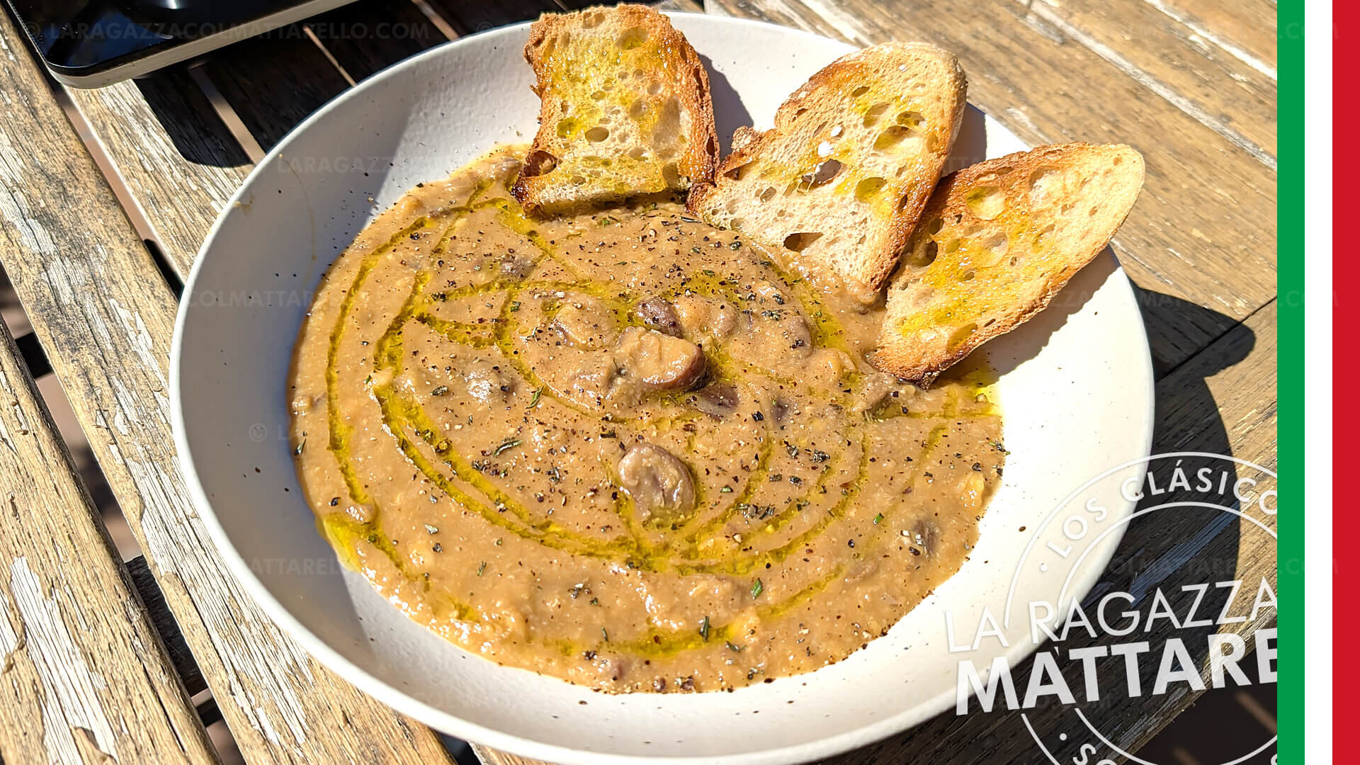Sopa de garbanzos y castañas - el equilibrio perfecto de otoño