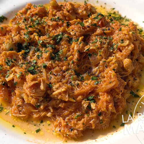 Picchiapò de pollo - receta romana fácil de aprovechamiento